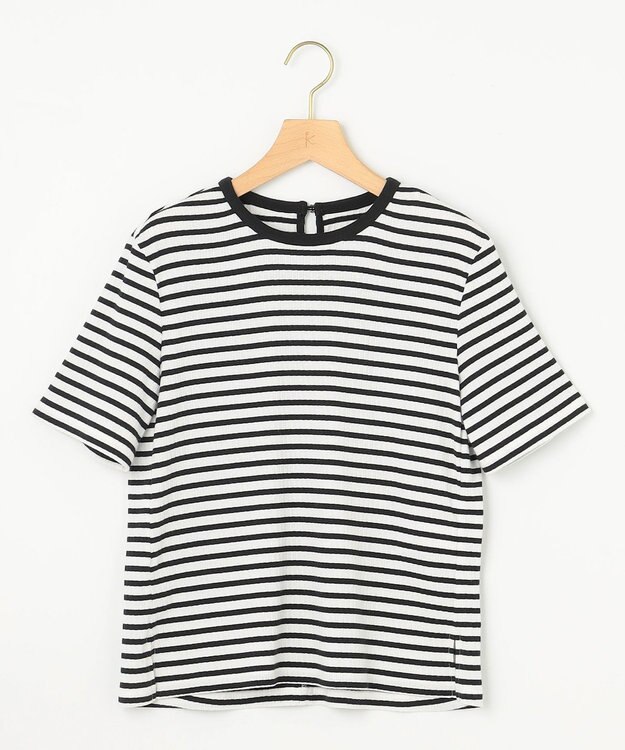 組曲 ベーシックリブ Tシャツ ボーダー系1