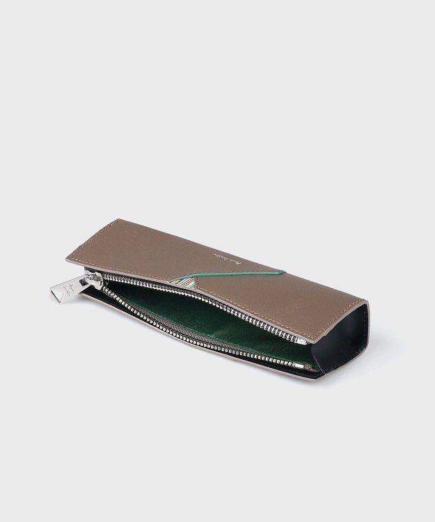 Paul Smith グレインレザー ペンケース グレイッシュベージュ