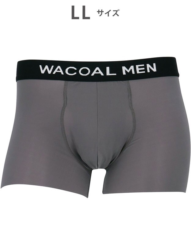 WACOAL MEN WACOAL MEN ボクサーパンツ 【気持ちいいパンツ】 動きにフィット ズレにくい フロントの安定性・快適性 前閉じ 下着 メンズ WT3438 /ワコールメン グレー