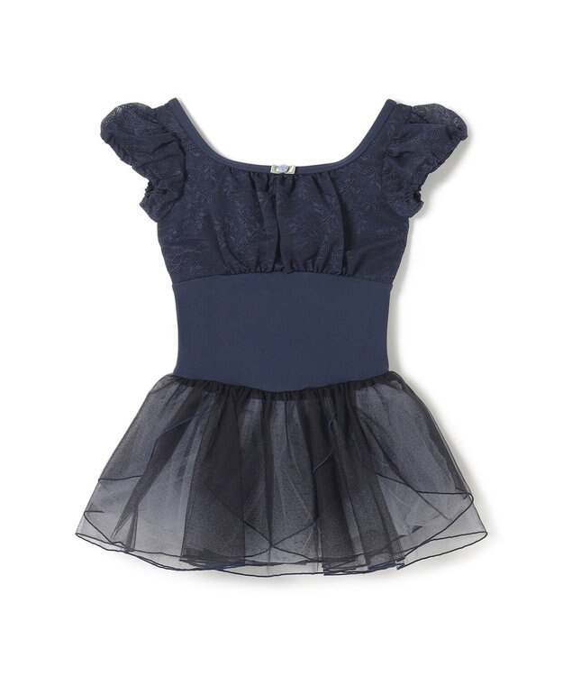 Chacott スカート付レオタード ネイビー