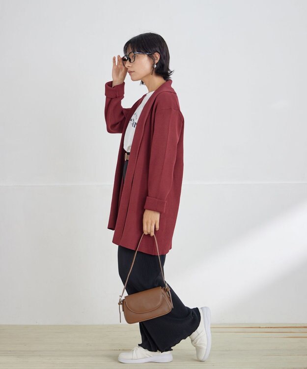 Tiaclasse 【新色追加・洗える】プリーツパンツ 新色 ブラック