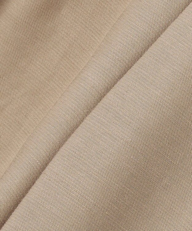 自由区 L 【洗える/セット可】キュプラリネンシャンタン ショートパンツ ベージュ系