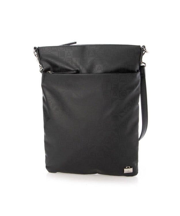 LA BAGAGERIE モノグラムデイリースマホポシェット ブラック