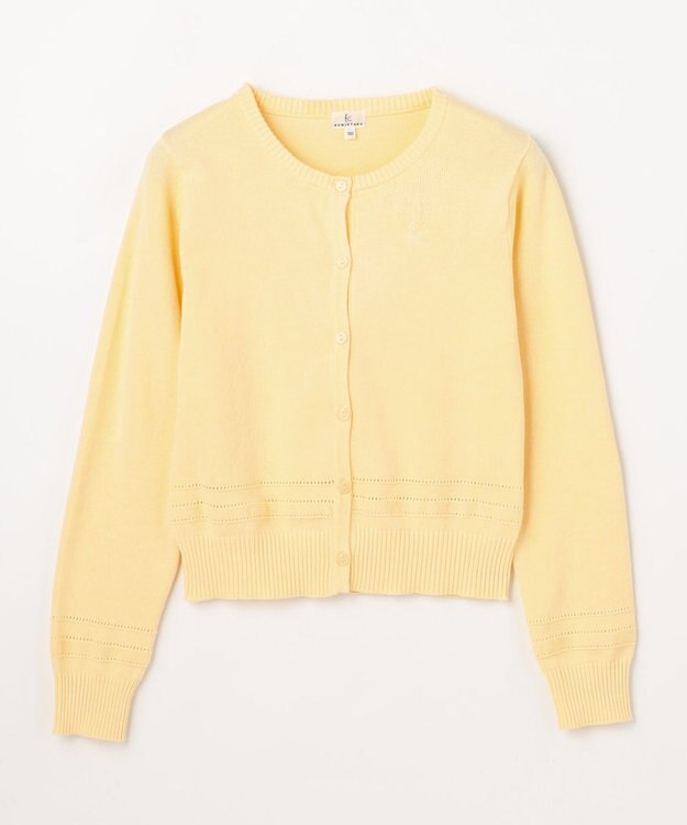 組曲 KIDS 【150-160㎝】クラシック カーディガン ライトイエロー系