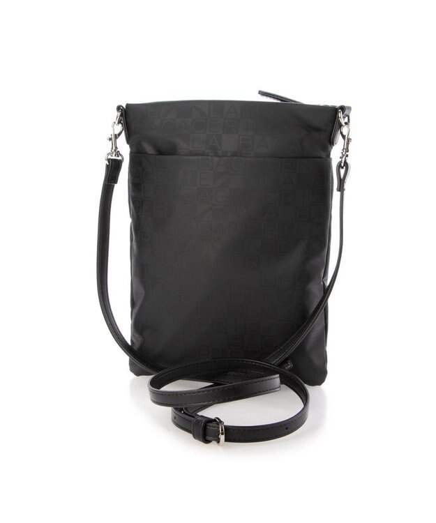 LA BAGAGERIE モノグラムデイリースマホポシェット ブラック