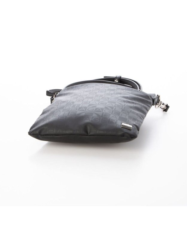 LA BAGAGERIE モノグラムデイリースマホポシェット ブラック