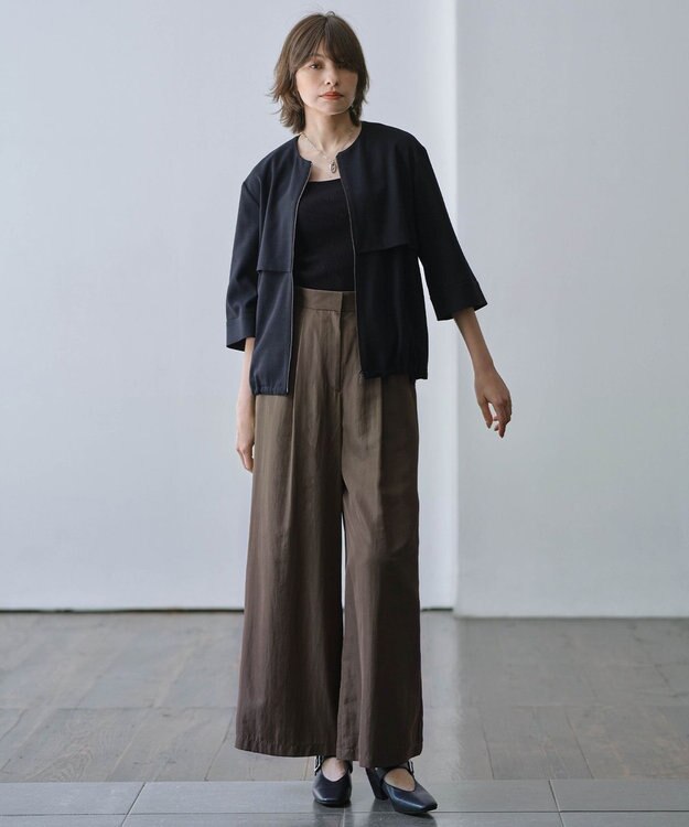 ICB スクエアトゥパンプス ブラック系