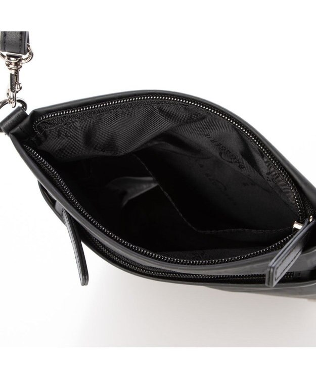 LA BAGAGERIE モノグラムデイリースマホポシェット ブラック