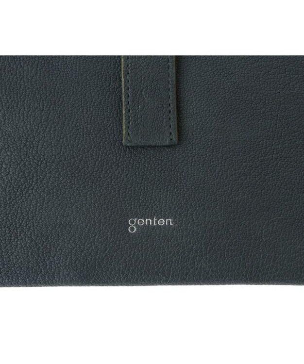genten フレスコ 薄束入れ財布 グリーン