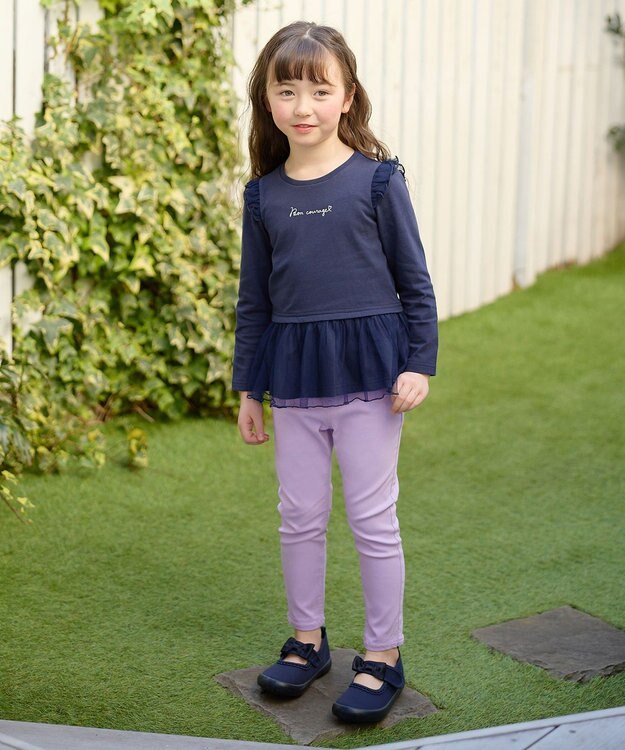 ANY KIDS 7days ドリームストレッチ パンツ ラベンダー