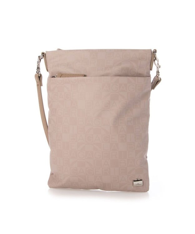 LA BAGAGERIE モノグラムデイリースマホポシェット ピンク