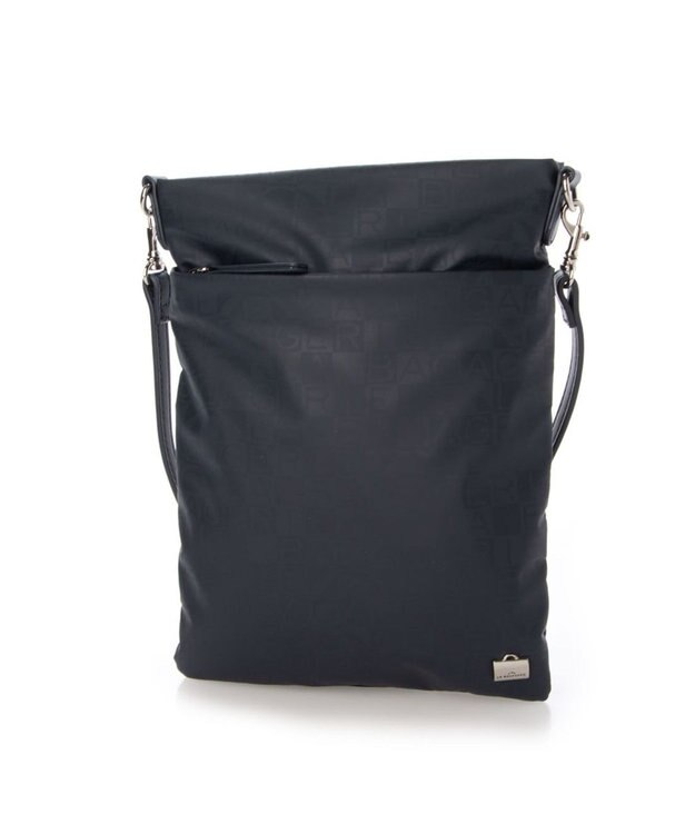 LA BAGAGERIE モノグラムデイリースマホポシェット ネイビー