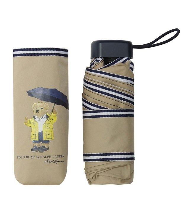 MOONBAT 【ポロベア/コンパクトミニ】POLO RALPH LAUREN（ポロ ラルフローレン） ツイル無地×レインベア ベージュ