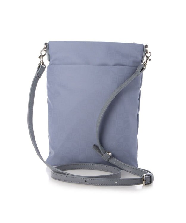 LA BAGAGERIE モノグラムデイリースマホポシェット ブルー