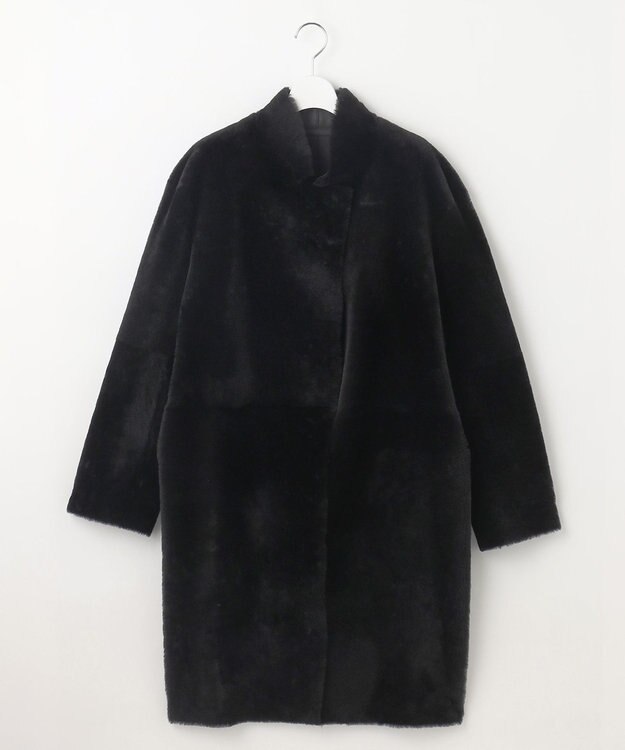 23区 【エステータ】ムートン コート ブラック系