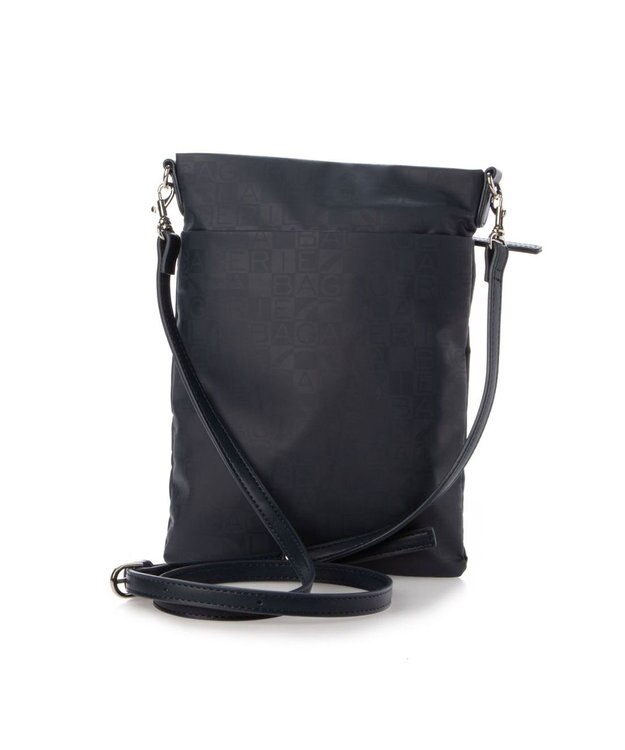 LA BAGAGERIE モノグラムデイリースマホポシェット ネイビー