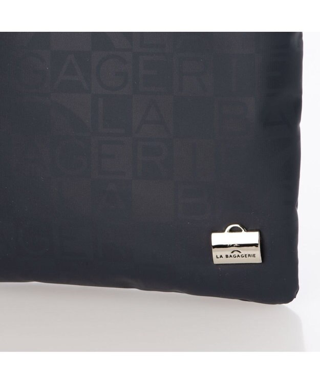 LA BAGAGERIE モノグラムデイリースマホポシェット ネイビー
