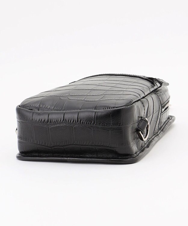 JOSEPH HOMME クロコダイルレザー 　ボディバッグ ブラック系
