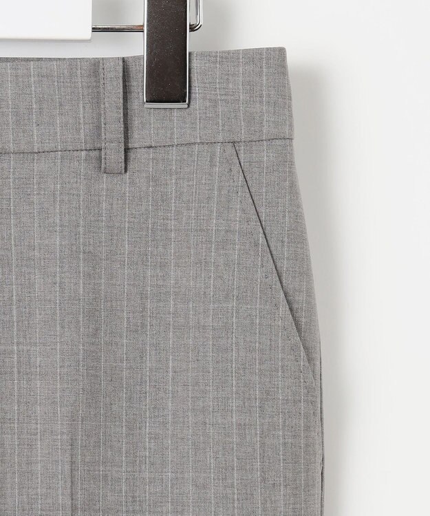 J.PRESS LADIES 【セットアップ対応】BAHARIYE2 テーパード パンツ ライトグレー系1