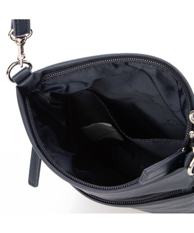 LA BAGAGERIE モノグラムデイリースマホポシェット ネイビー