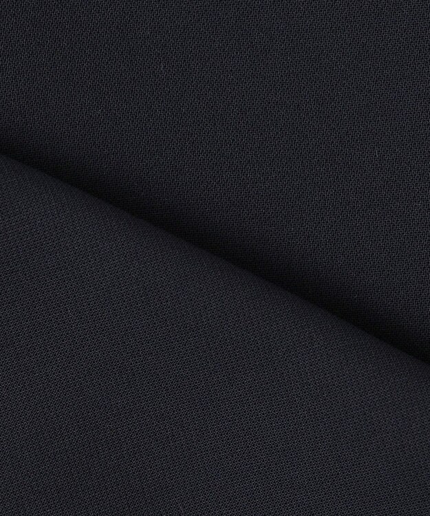 組曲 S 【KUMIKYOKU NAVY】コンフォータブルドレープ 襟付きブラウス ネイビー系