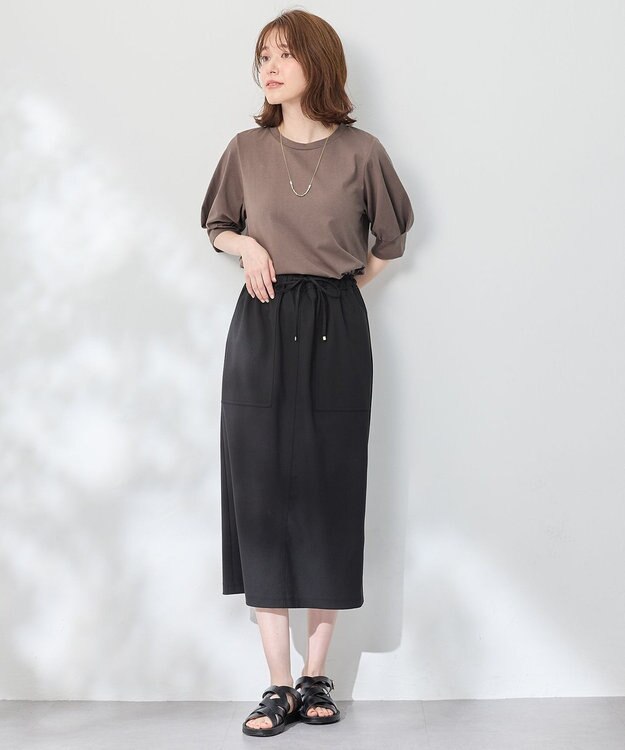 ANY メタルパールレンジネックレス ライトゴールド