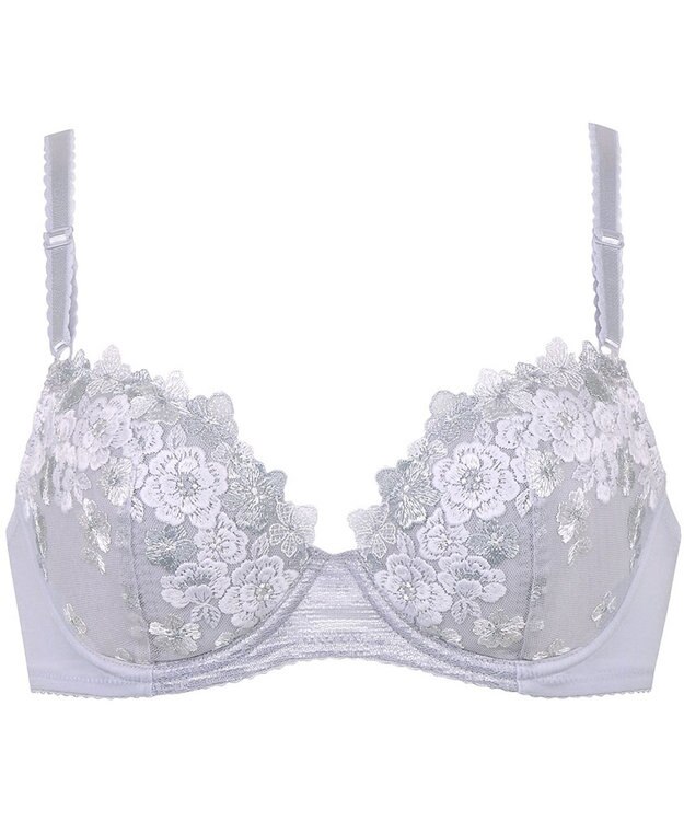 Wing 【ナチュラルアップブラ】 AA~Gカップ展開 ふっくら自然なまるみでバストアップ KB2060 ウイング／ワコール チャコールグレー