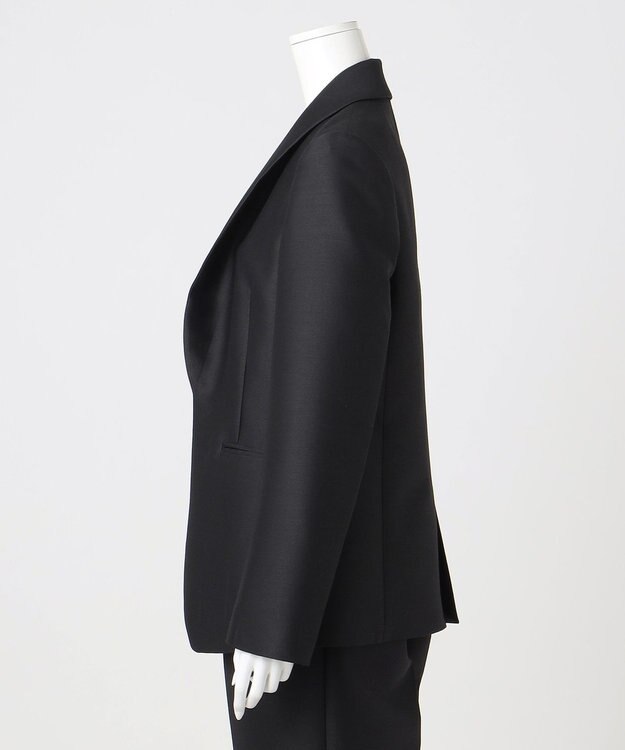 23区 S 【エステータ】シルクウールツイル ジャケット ブラック系