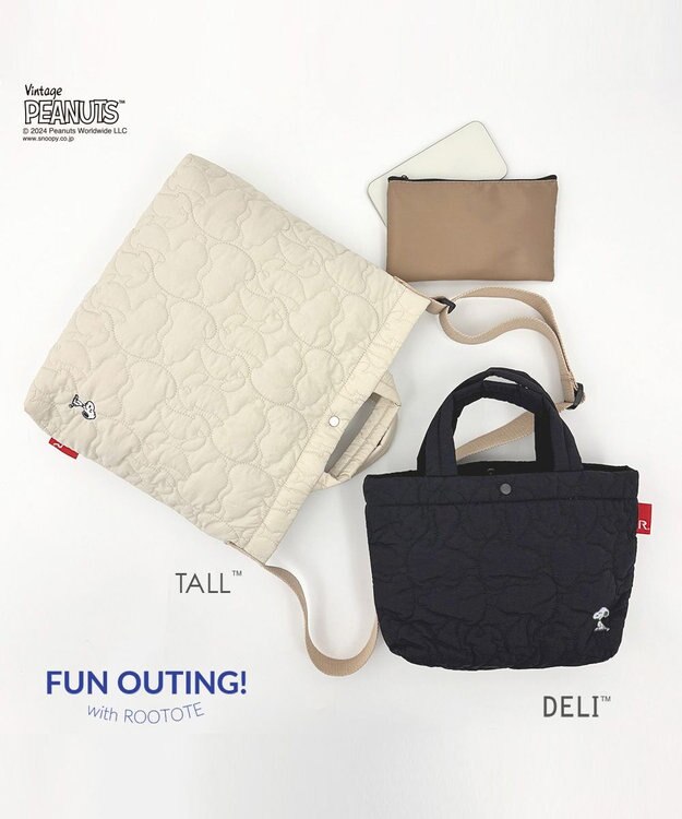 ピーナッツさん、専用!! 8398【スヌーピー】IP.デリ.シシュウ.ピーナッツ-0B / ROOTOTE