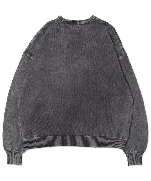 WEGO ヴィンテージウォッシュニットプルオーバー スミクロ