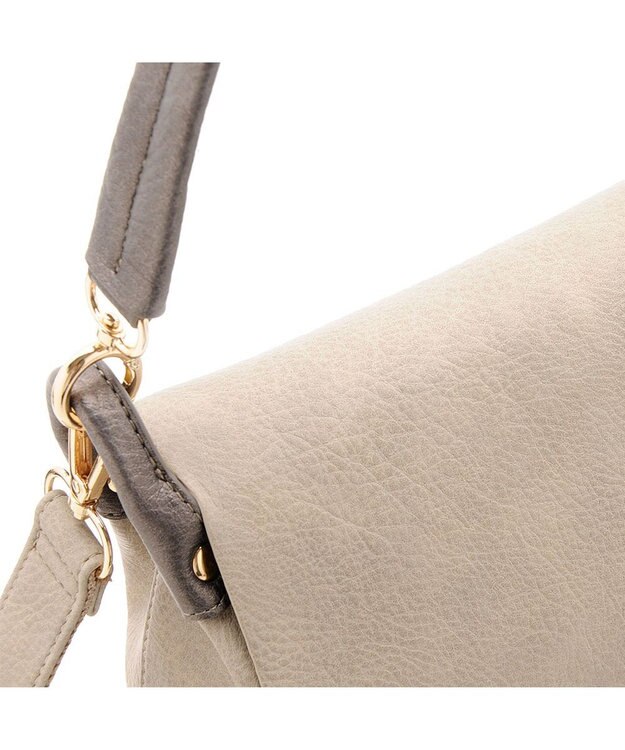 MioFIRANO バックル付きフラップトートバッグ 2WAY　FIRANO フィラノ GRAY