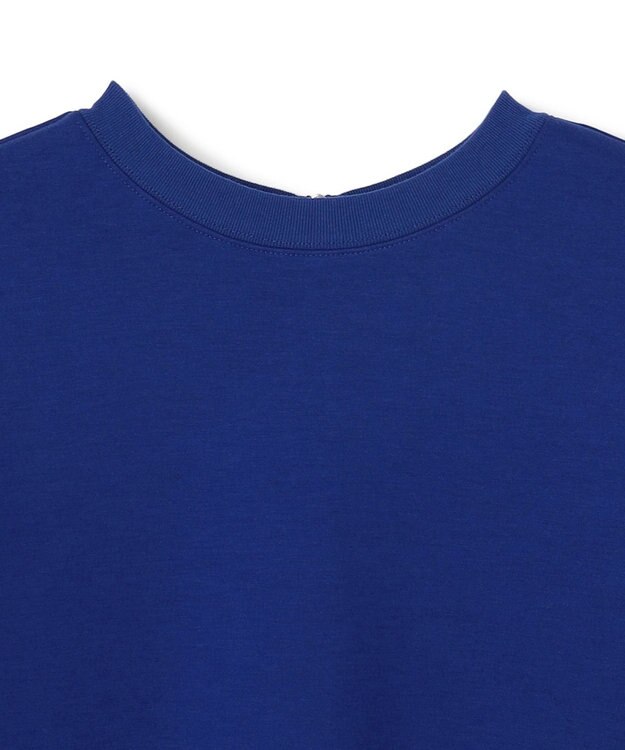 UNFILO L 【2WAY】BEAUTY FORM JERSEY ハーフZIP プルオーバー ブルー