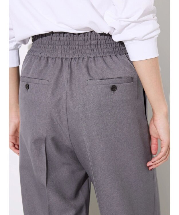 AMERICAN HOLIC ウエストイージーストレートパンツ Gray Mixture