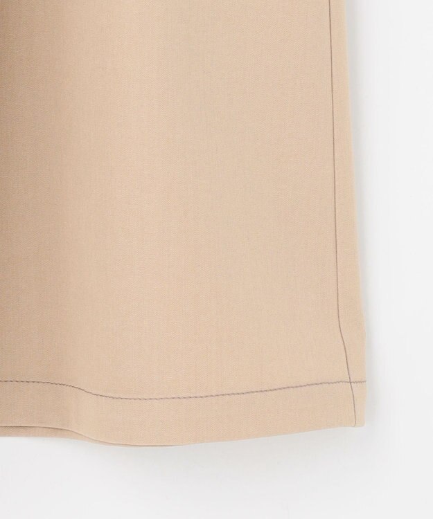 ANY SIS シャンブレーベルティッド スカート ライトベージュ