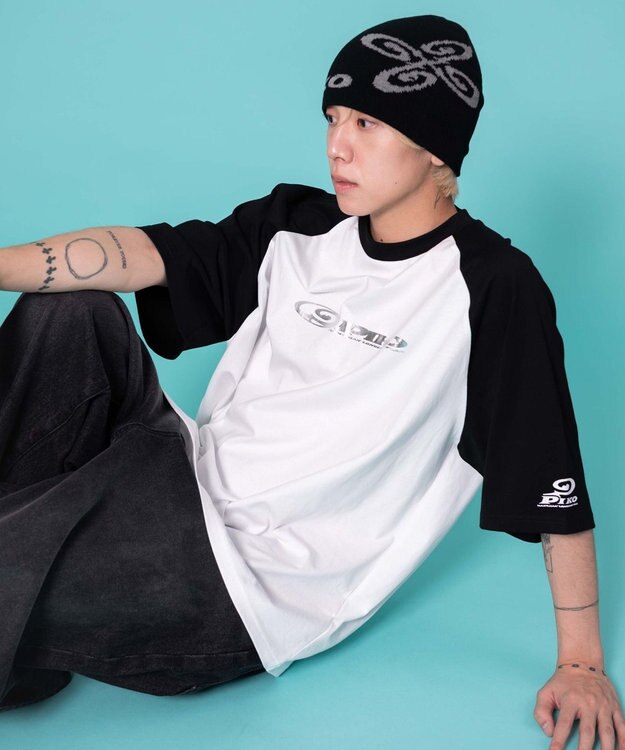 WEGO 別注PIKOラグラングラフィックT（SS） ブラック