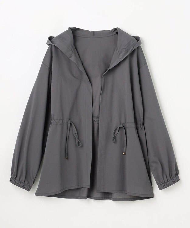 ANY L ドライフーディーカーディガン スレート