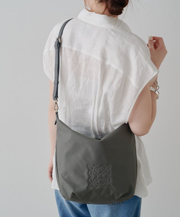 russet コーデュラナイロン2WAYショルダーバッグ(CE-1681) Gray