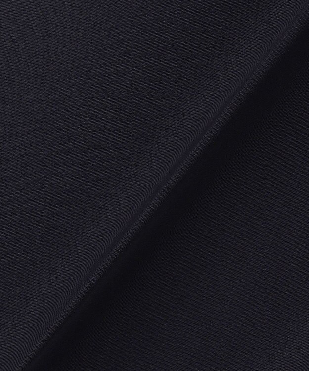 UNFILO L 【ウエストゴム】ドライダブルクロス タックテーパードパンツ ネイビー