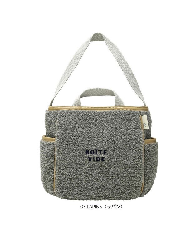 ROOTOTE 1349【モコかわいい】EU.スクエア2WAY.ボア-A 03：ラパン