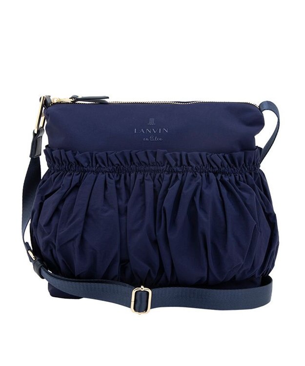 LANVIN en Bleu グラシリィ ショルダーバッグ ネイビー