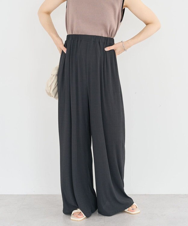 Green Parks シアーワイドパンツ