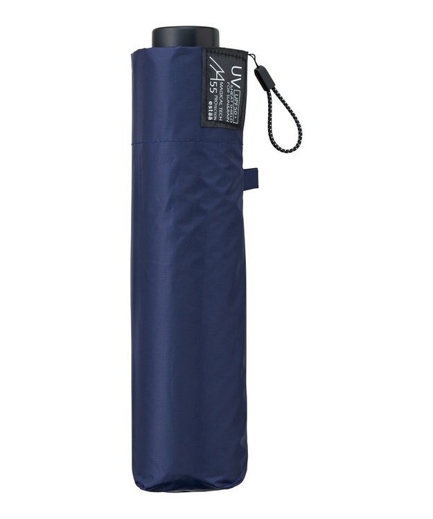 MOONBAT 【遮光100％/超軽量/耐久性】マジで軽い傘 晴雨兼用 折りたたみ日傘 マジカルテックプロテクション Tough 12 rib 55cm ディープブルー