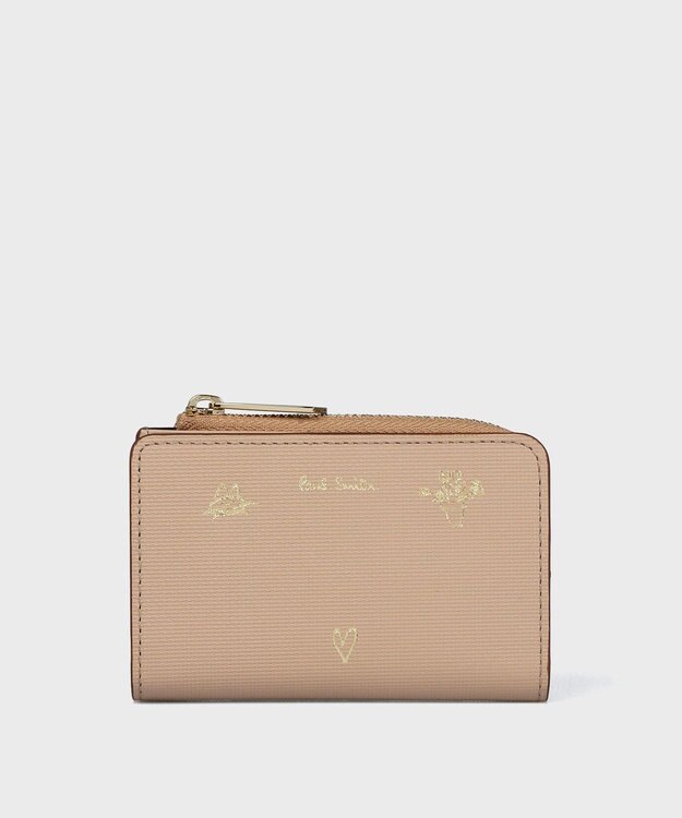 Paul Smith ミックスドゥードゥル キー＆コインケース ベージュ