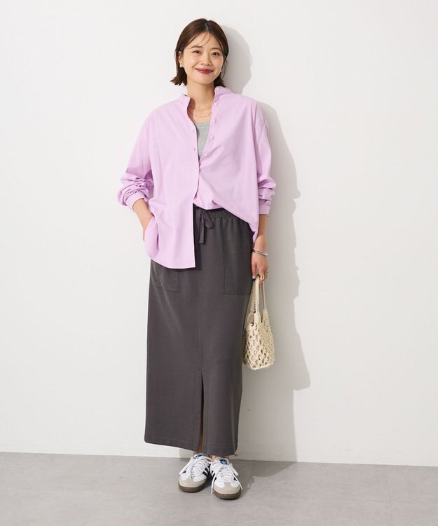 CRAFT STANDARD BOUTIQUE バックフリルシャツ Pink