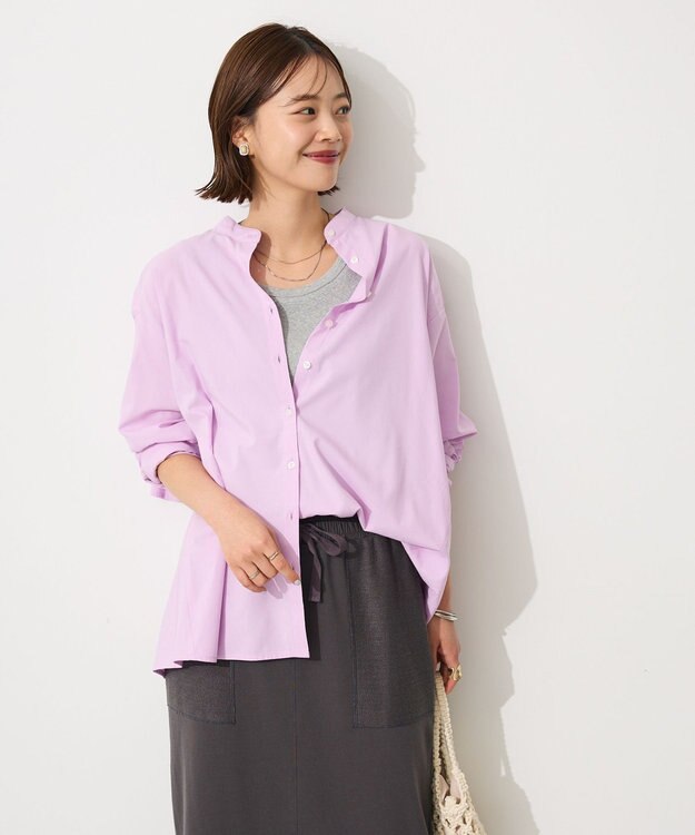 CRAFT STANDARD BOUTIQUE バックフリルシャツ Pink