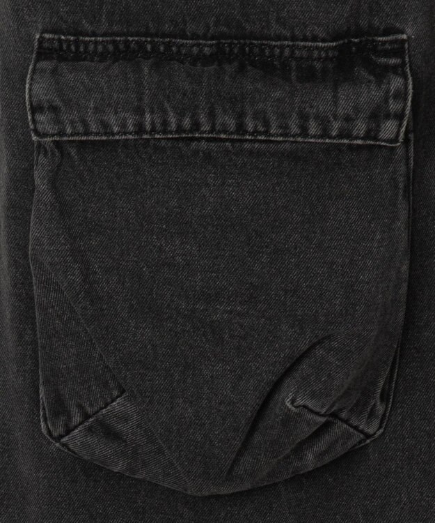 WEGO マルチポケットデニムパンツ デニムブラック