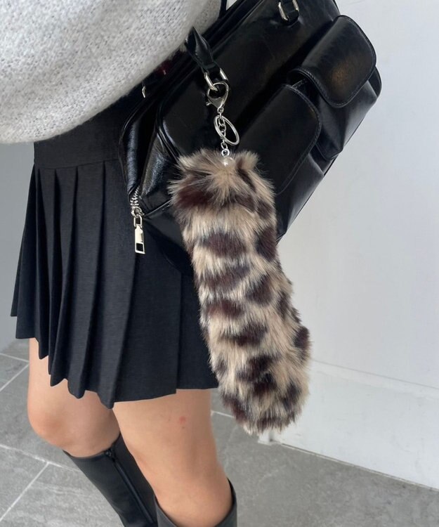 WEGO 総柄しっぽキーホルダー 柄2