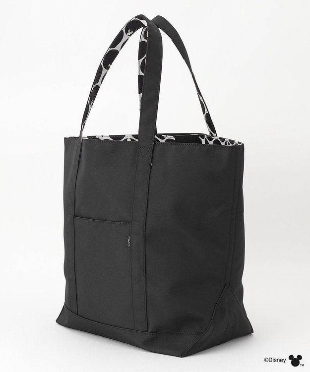 Y'SACCS 【Disney Collection】シルエットプリントトートバッグ　Lサイズ ブラック
