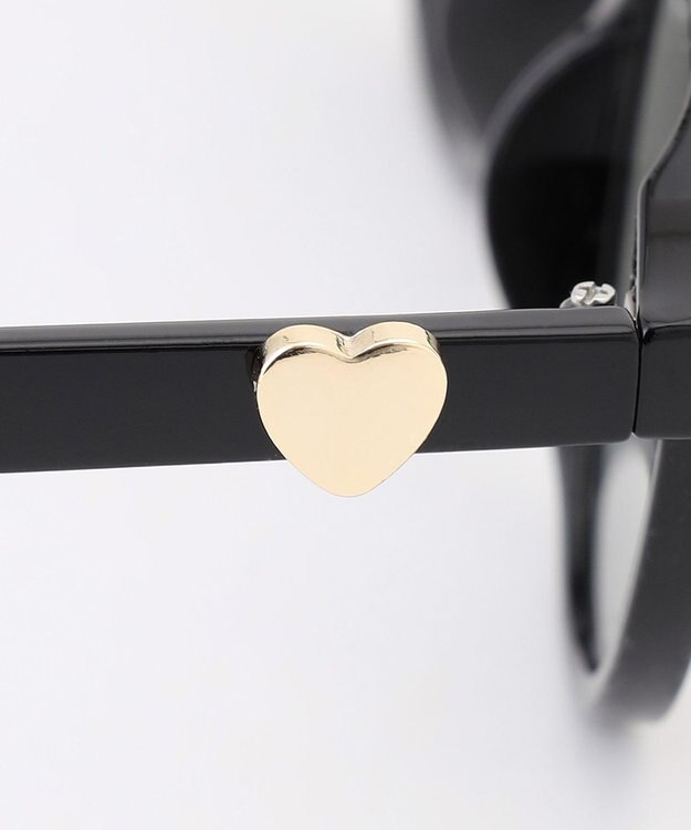 組曲 ハートモチーフサングラス ブラック系