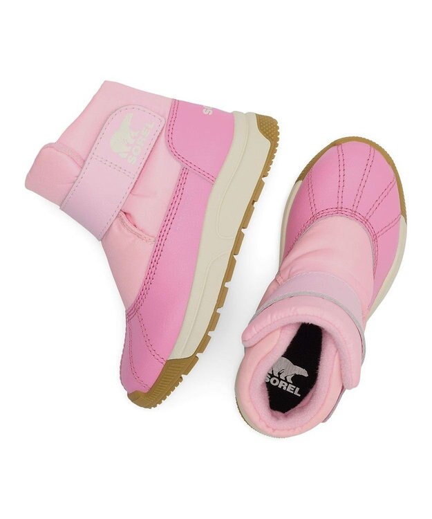 SOREL SOREL/ 【KIDS】チルドレンズ ウィットニー3 ストラップ ミッドウォータープルーフ /ソレル Pink Flare、 Orchid